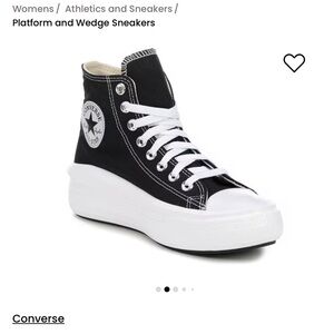 Converse Women's Move Lift Hi Black High-Top Sneakers